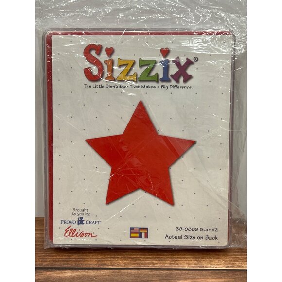 HTF Sizzix Ellison 38-0809 Star #2 Die-Cutter - Picture 1 of 2